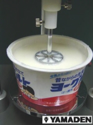 ヨーグルトの破断強度試験